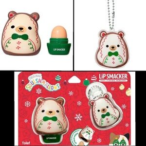 Lip Smacker Tolef Bear Peppermint Lip Balm and Hang Tag / NEW with tags